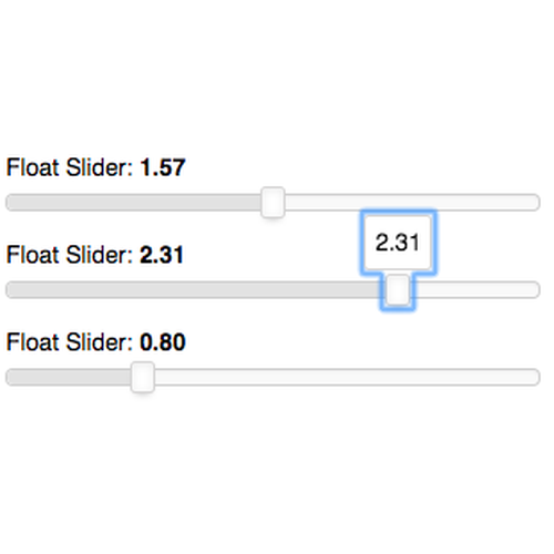 FloatSlider