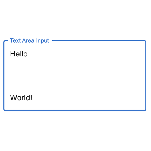 TextAreaInput