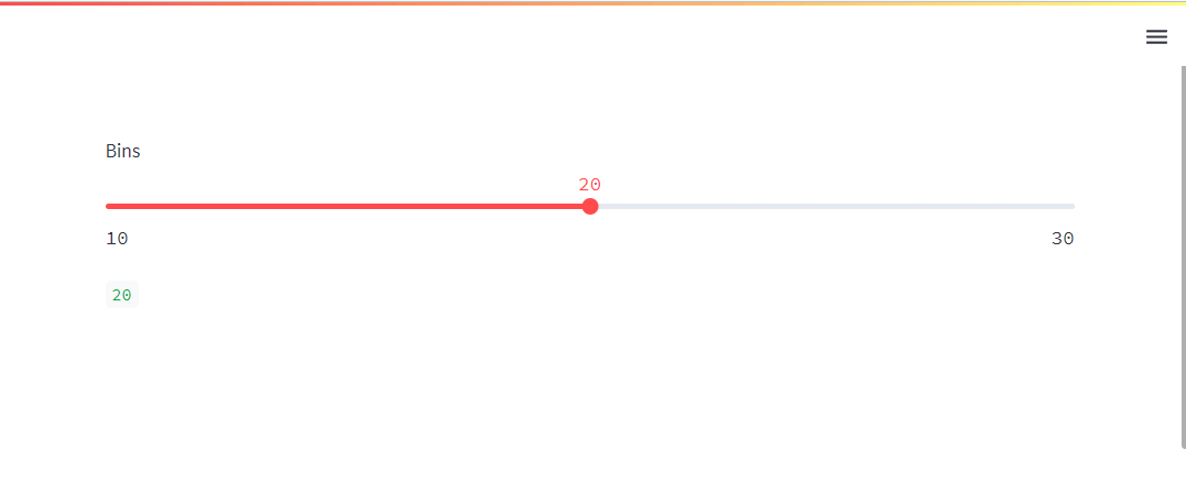 Streamlit Widgets Example